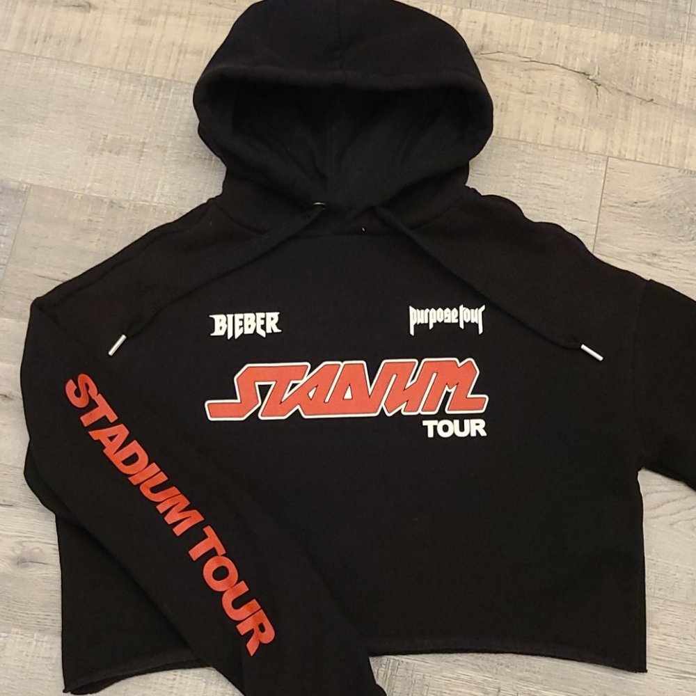 Justin Bieber Cropped Hoodie